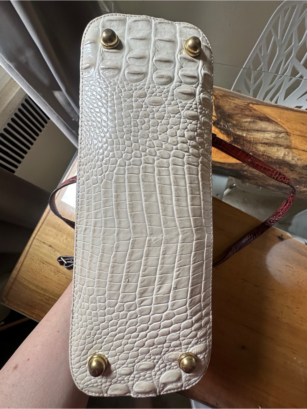 Brahmin Mini Asher Tote in pecan - Picture 5 of 8